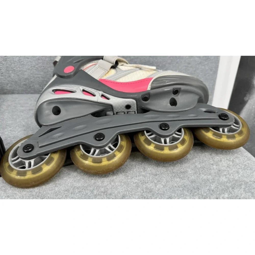 DBX Recruit Inline Skates Mothership Wheels Women's Size 7 Pink Gray